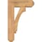 Ekena Millwork Imperial Craftsman Smooth Bracket w/ Offset Brace, Western Red Cedar, 5 1/2"W x 14"D x 22"H BKT0604X14X22IMP04SWR - alternate 4
